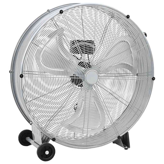 vidaXL Ανεμιστήρας τύπου τυμπάνου Ασημί 79 x 37 x 82 εκ. Αλουμίνιο