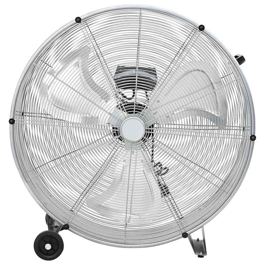 vidaXL Ανεμιστήρας τύπου τυμπάνου Ασημί 79 x 37 x 82 εκ. Αλουμίνιο