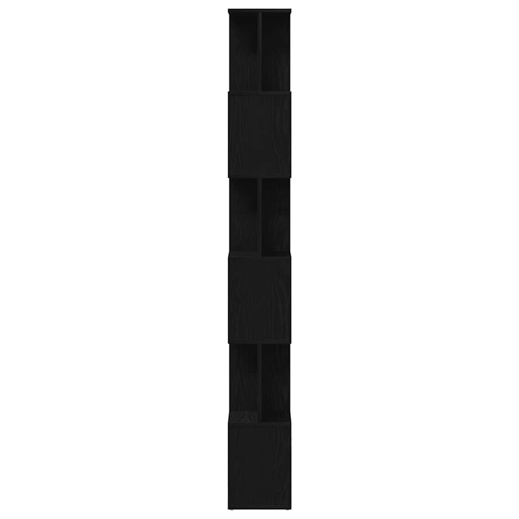 vidaXL Βιβλιοθήκη Μαύρη Δρυς 80x24x190,5 εκ. από Τεχνητό Ξύλο