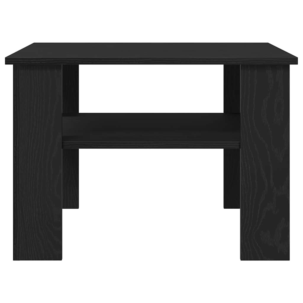 vidaXL Τραπεζάκι σαλονιού Μαύρη δρυς 60 x 60 x 42 εκ.