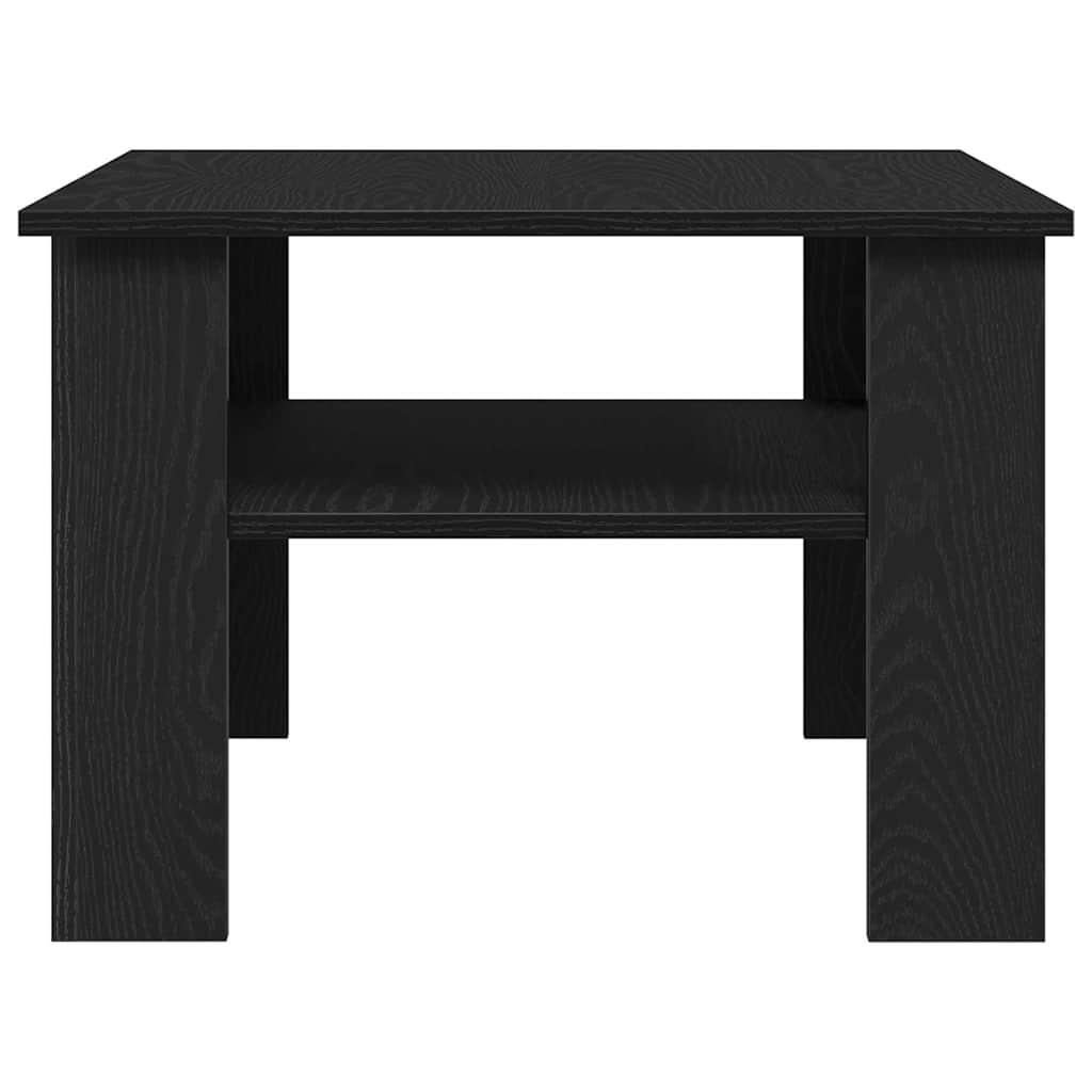 vidaXL Τραπεζάκι σαλονιού Μαύρη δρυς 60 x 60 x 42 εκ.