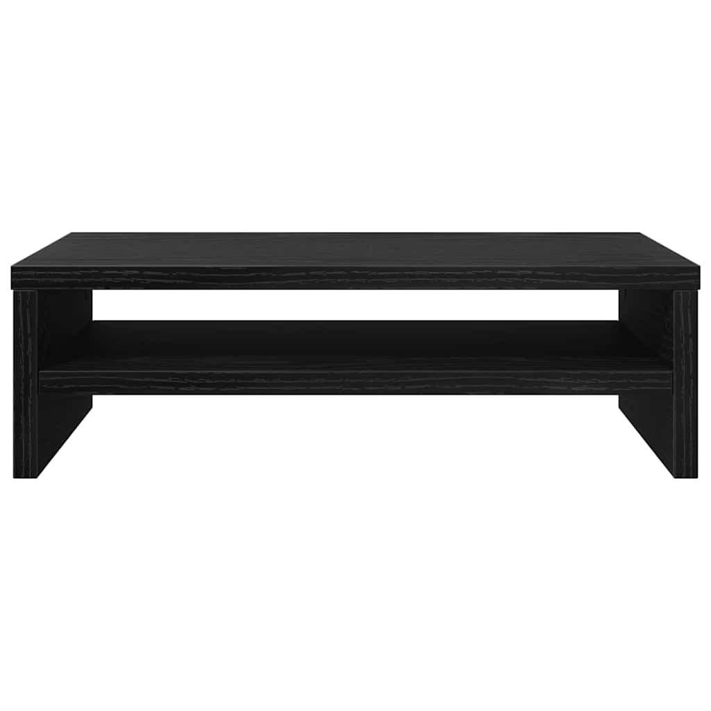 vidaXL Βάση Οθόνης Μαύρη Δρυς 42x24x13 εκ. από Τεχνητό Ξύλο