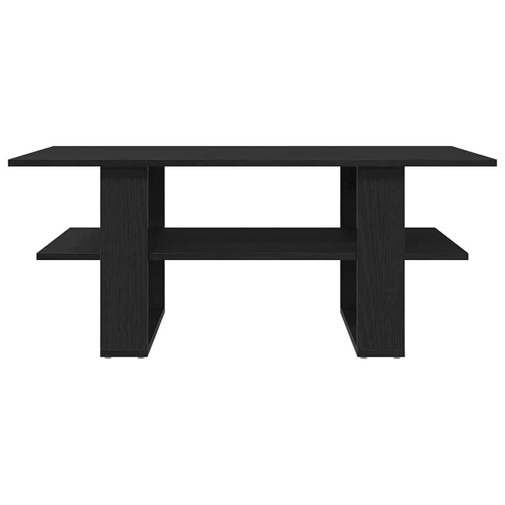 vidaXL Τραπεζάκι σαλονιού Μαύρη δρυς 102 x 55 x 42 cm