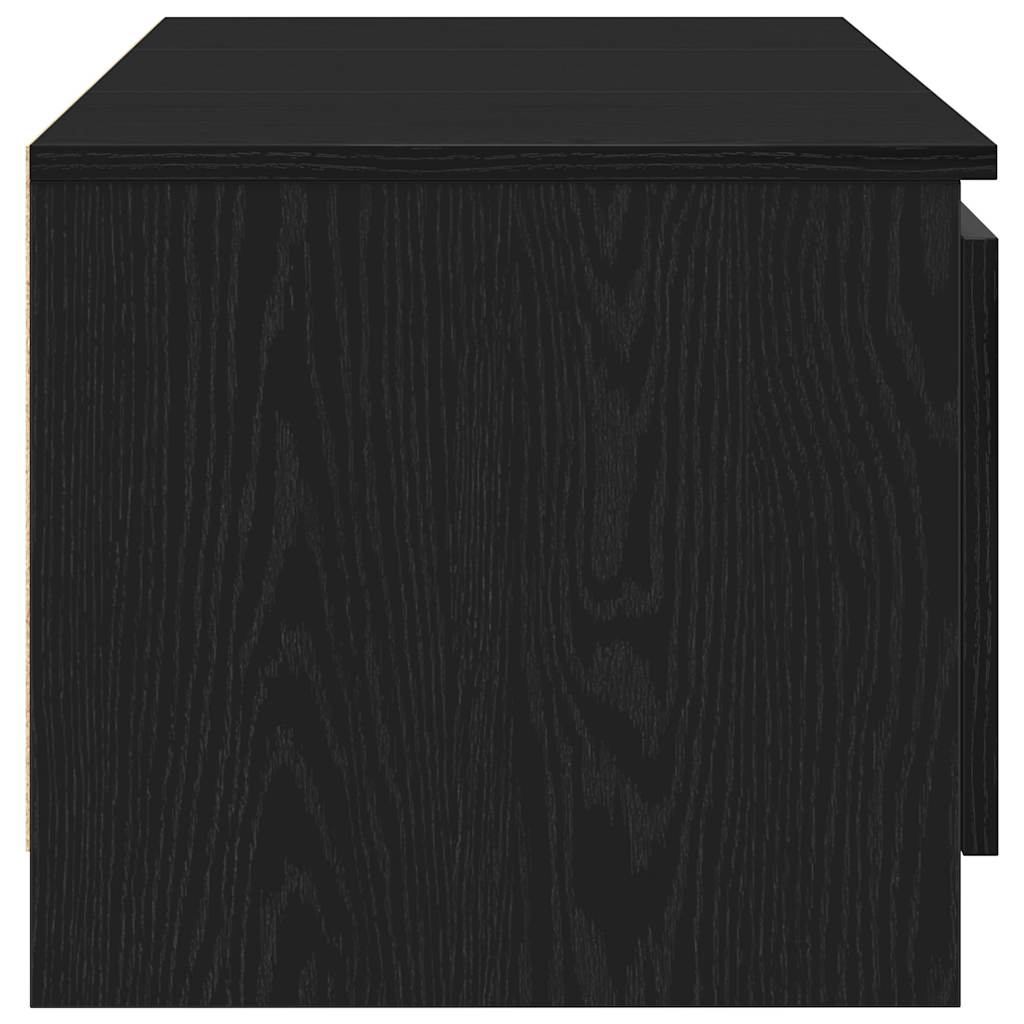 vidaXL Έπιπλο Τηλεόρασης Μαύρο Δρυς 140x40x36 εκ. από Τεχνητό Ξύλο