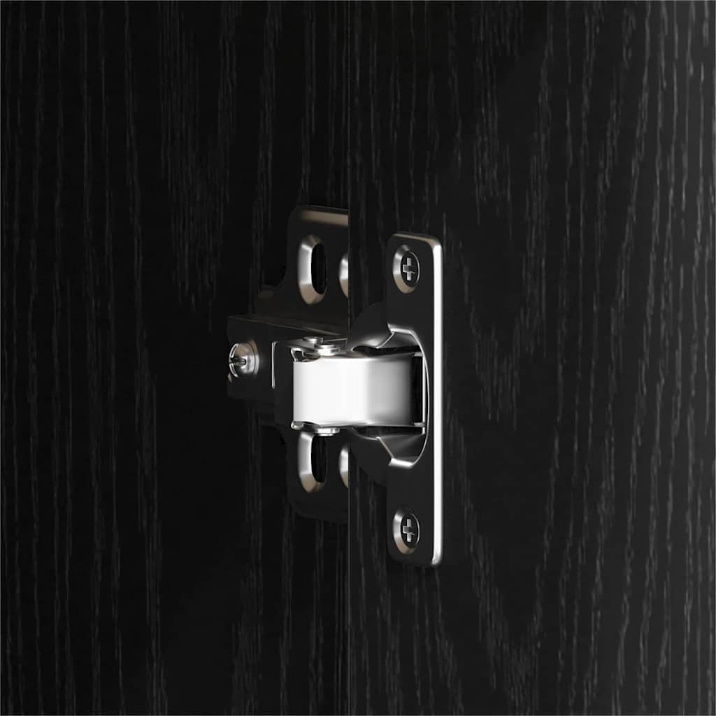 vidaXL Πλαϊνό γραφείο Μαύρο 60 x 30 x 75 cm Επεξεργασμένο ξύλο