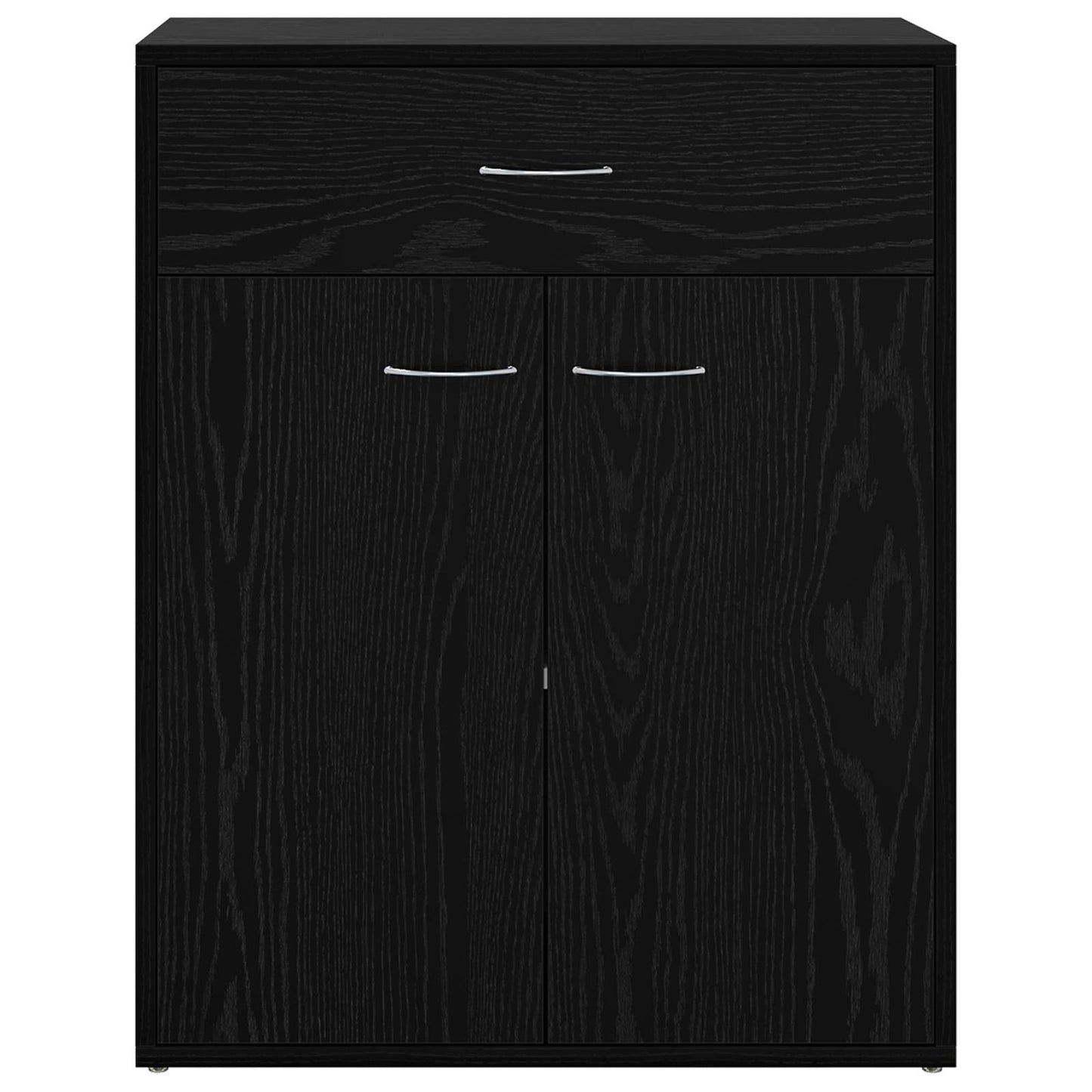 vidaXL Πλαϊνό γραφείο Μαύρο 60 x 30 x 75 cm Επεξεργασμένο ξύλο