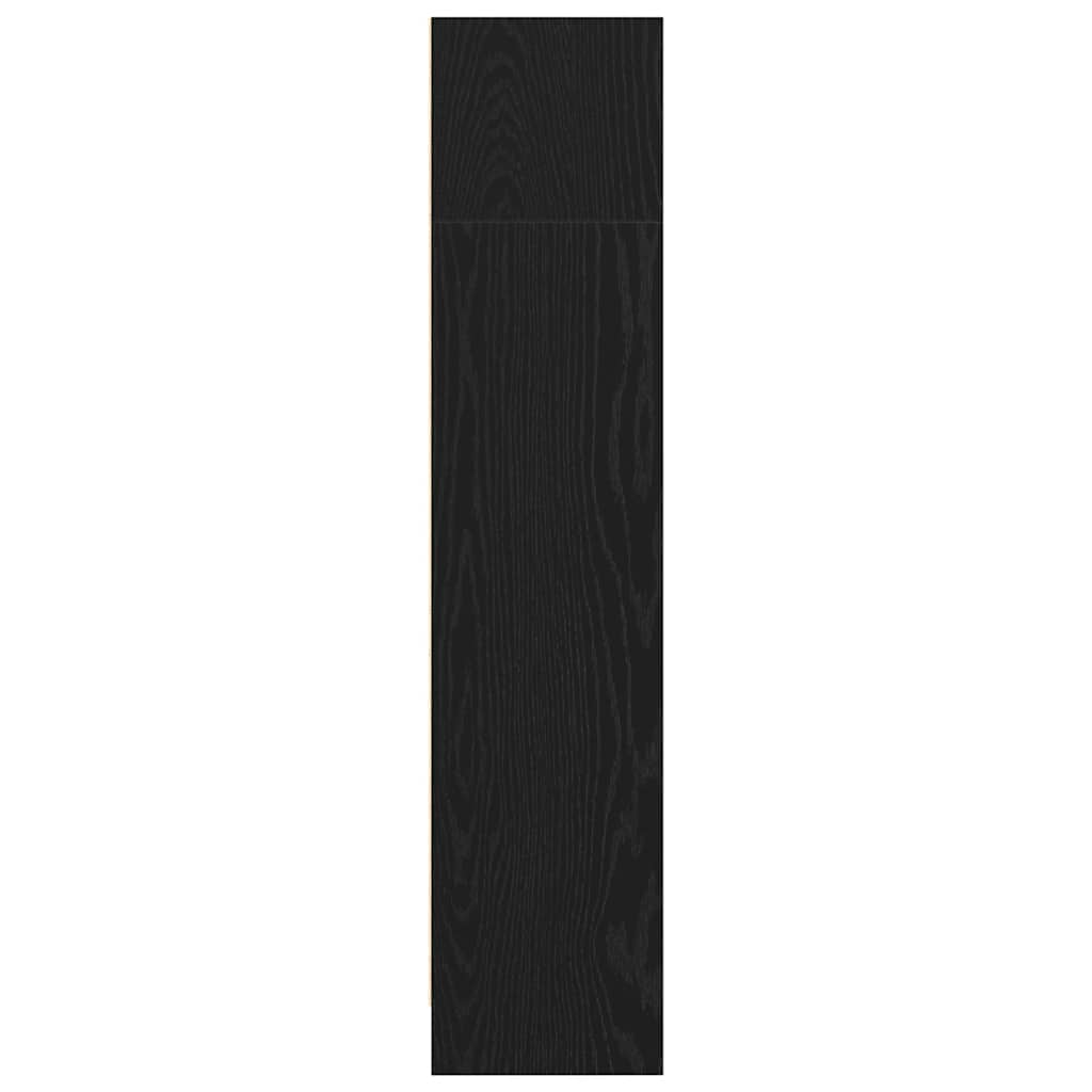 vidaXL Βιβλιοθήκη Μαύρη Δρυς 60x24x109 εκ. από Τεχνητό Ξύλο