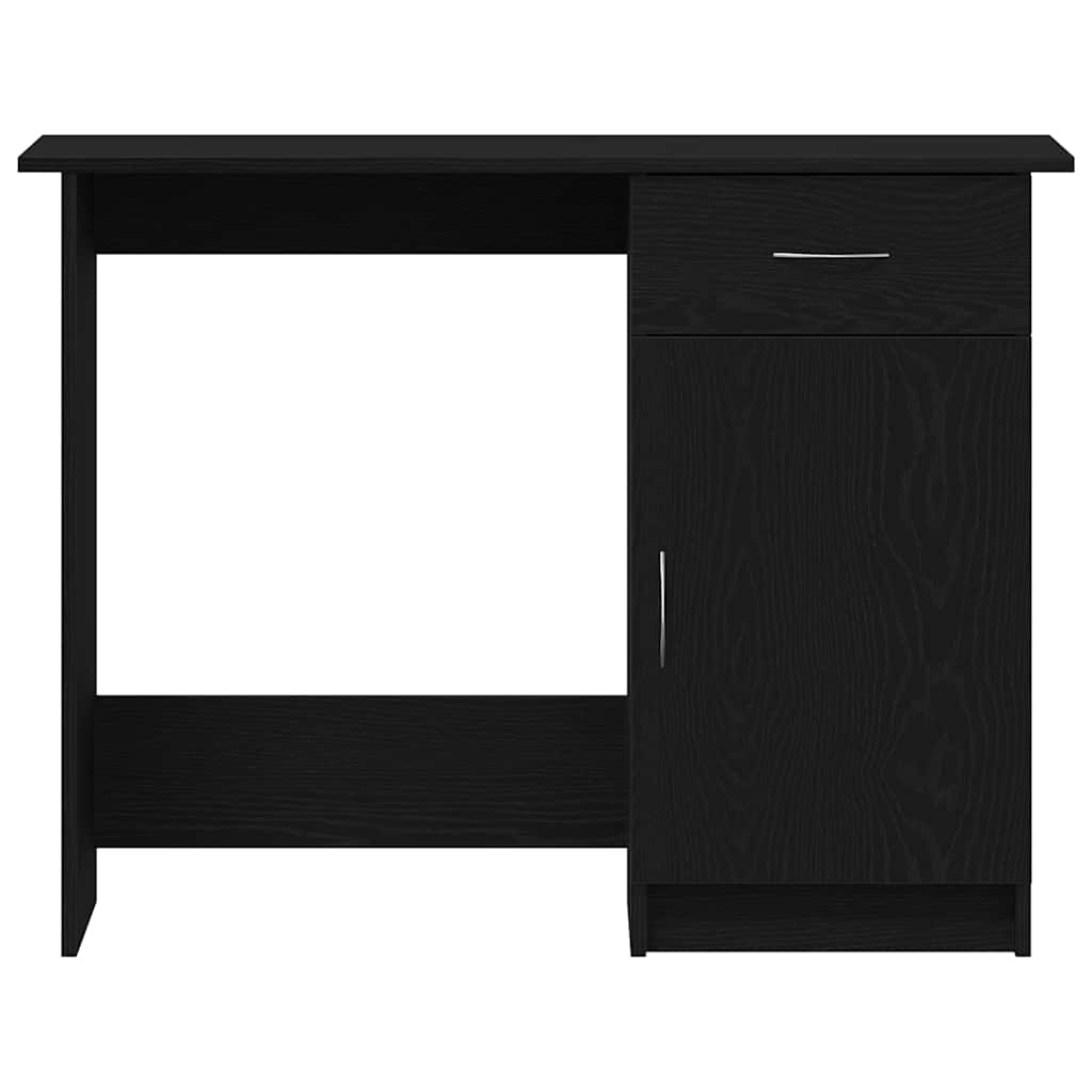 vidaXL Γραφείο Μαύρη δρυς 100 x 50 x 76 εκ. Επεξεργασμένο ξύλο