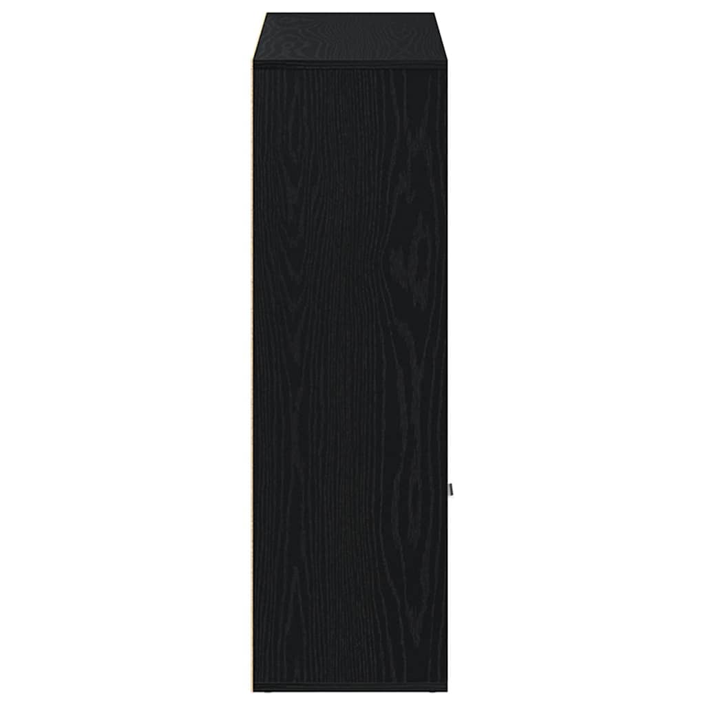 vidaXL Βιβλιοθήκη Μαύρη Δρυς 98x29x97,5 εκ. από Τεχνητό Ξύλο