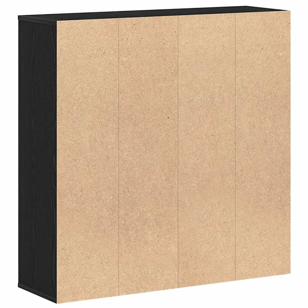 vidaXL Βιβλιοθήκη Μαύρη Δρυς 98x29x97,5 εκ. από Τεχνητό Ξύλο