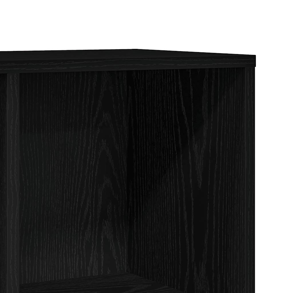 vidaXL Βιβλιοθήκη Μαύρη Δρυς 98x29x97,5 εκ. από Τεχνητό Ξύλο