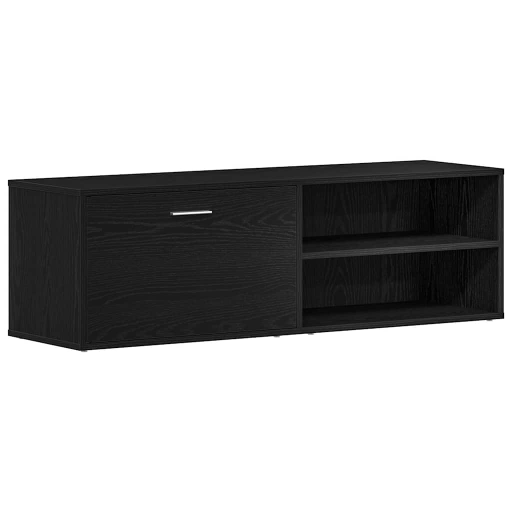 vidaXL Έπιπλο Τηλεόρασης Μαύρο Δρυς 120x34x37 εκ. από Τεχνητό Ξύλο