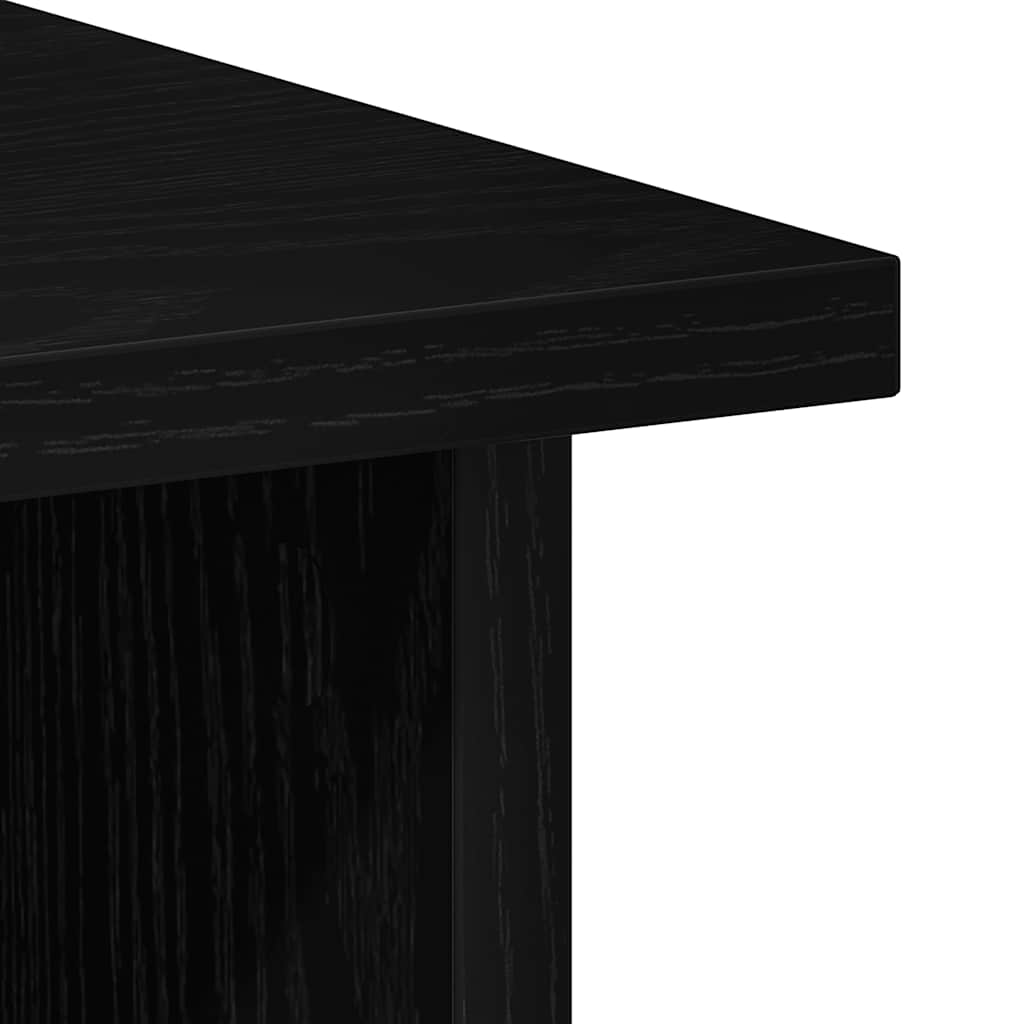 vidaXL Γραφείο Μαύρη Δρυς 90 x 50 x 74 εκ. από Τεχνητό Ξύλο