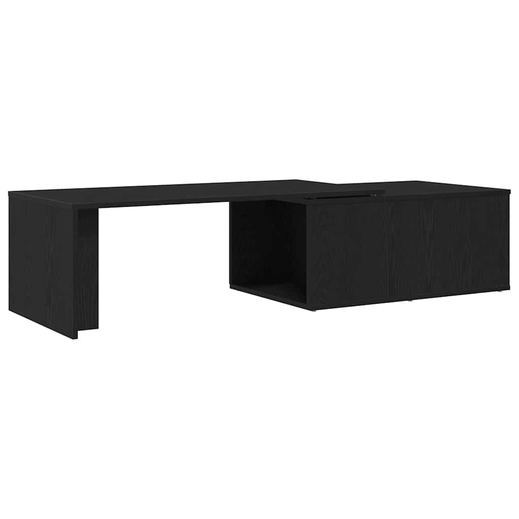 vidaXL Τραπεζάκι σαλονιού Μαύρη Οξυά 150 x 50 x 35 εκ