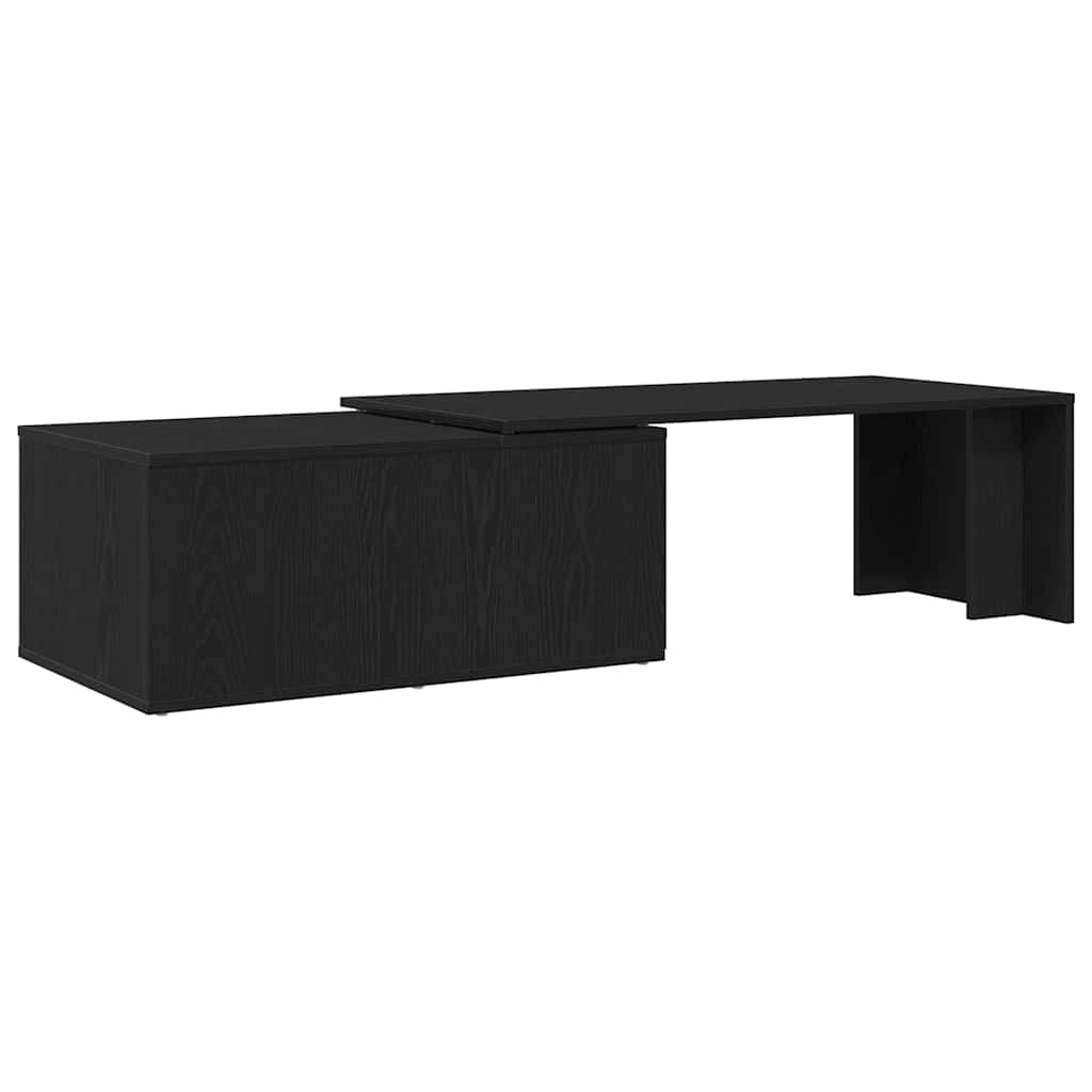 vidaXL Τραπεζάκι σαλονιού Μαύρη Οξυά 150 x 50 x 35 εκ