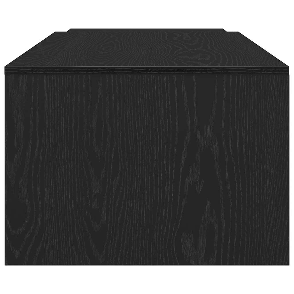 vidaXL Τραπεζάκι σαλονιού Μαύρη Οξυά 150 x 50 x 35 εκ