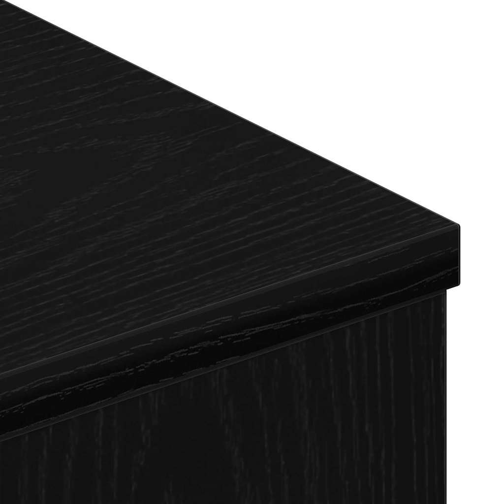 vidaXL Ντουλάπι TV Μαύρη Οξυά 80x34x30 εκ. Επεξεργασμένο ξύλο