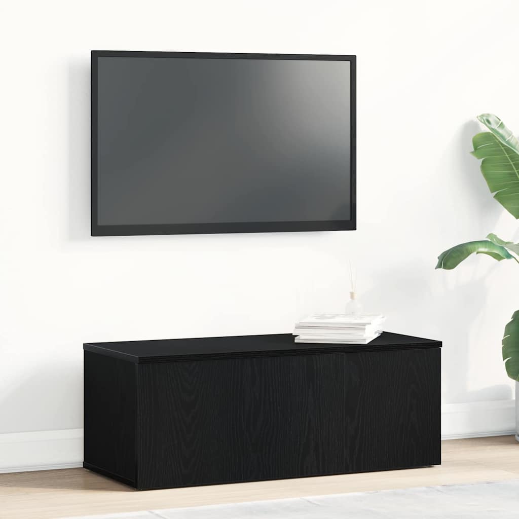 vidaXL Ντουλάπι TV Μαύρη Οξυά 80x34x30 εκ. Επεξεργασμένο ξύλο