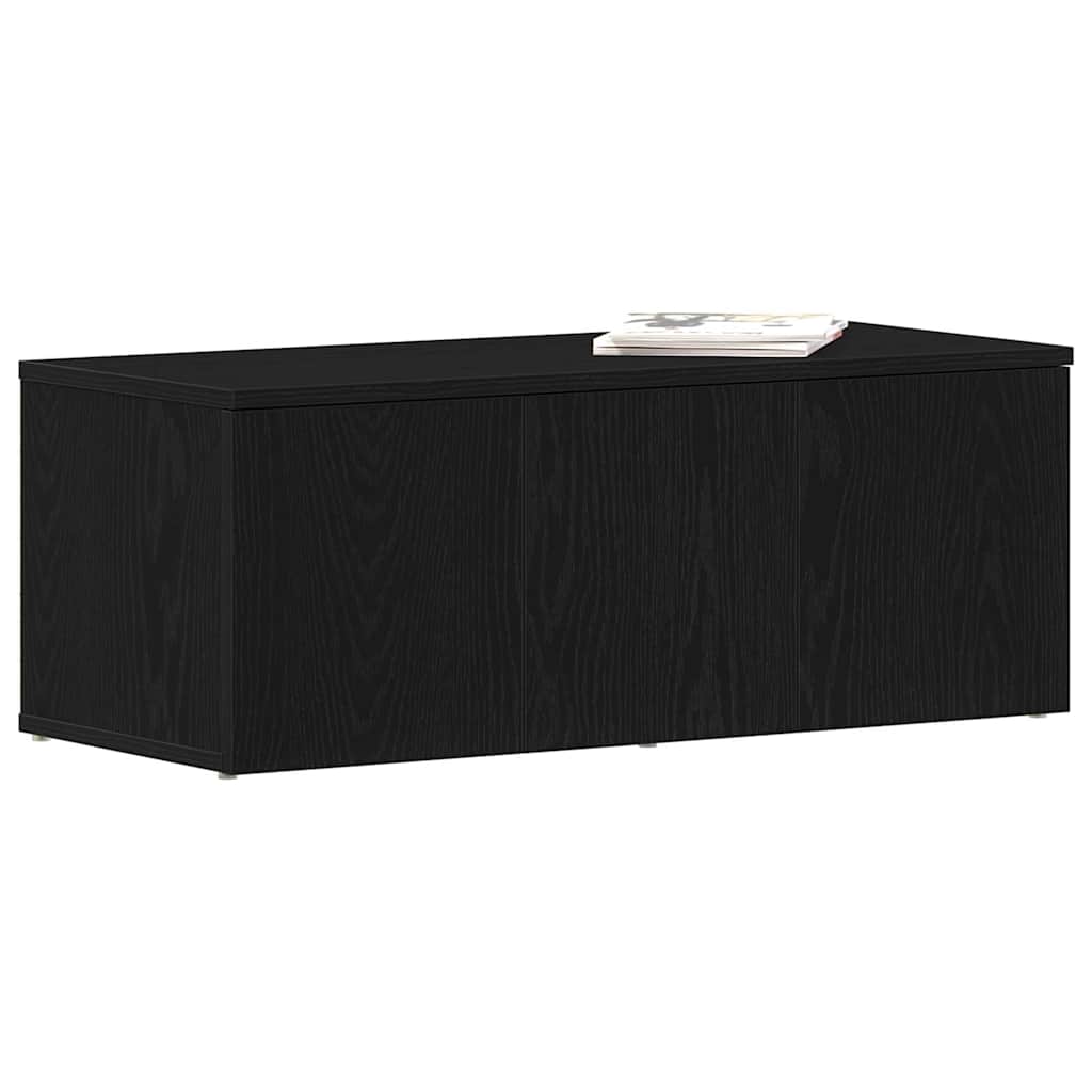 vidaXL Ντουλάπι TV Μαύρη Οξυά 80x34x30 εκ. Επεξεργασμένο ξύλο