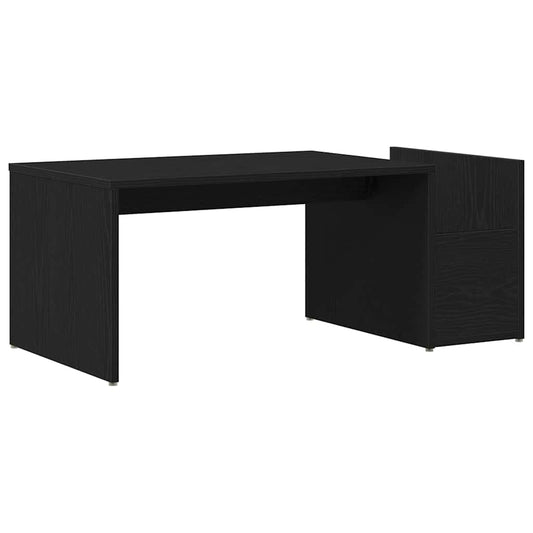 vidaXL Τραπεζάκι σαλονιού Μαύρη Οξυά 90 x 45 x 35 cm