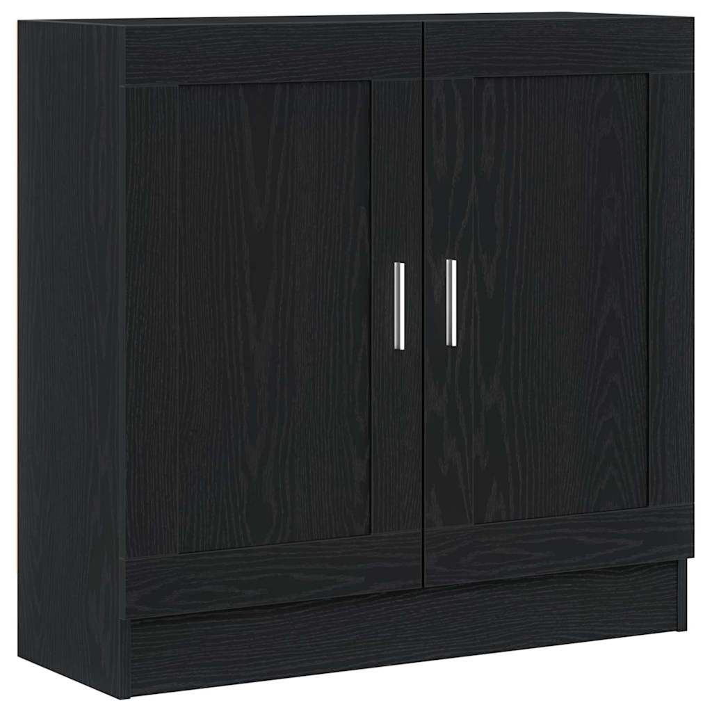 vidaXL Βιβλιοθήκη Μαύρη δρυς 82.5 x 30.5 x 80 cm Επεξεργασμένο ξύλο