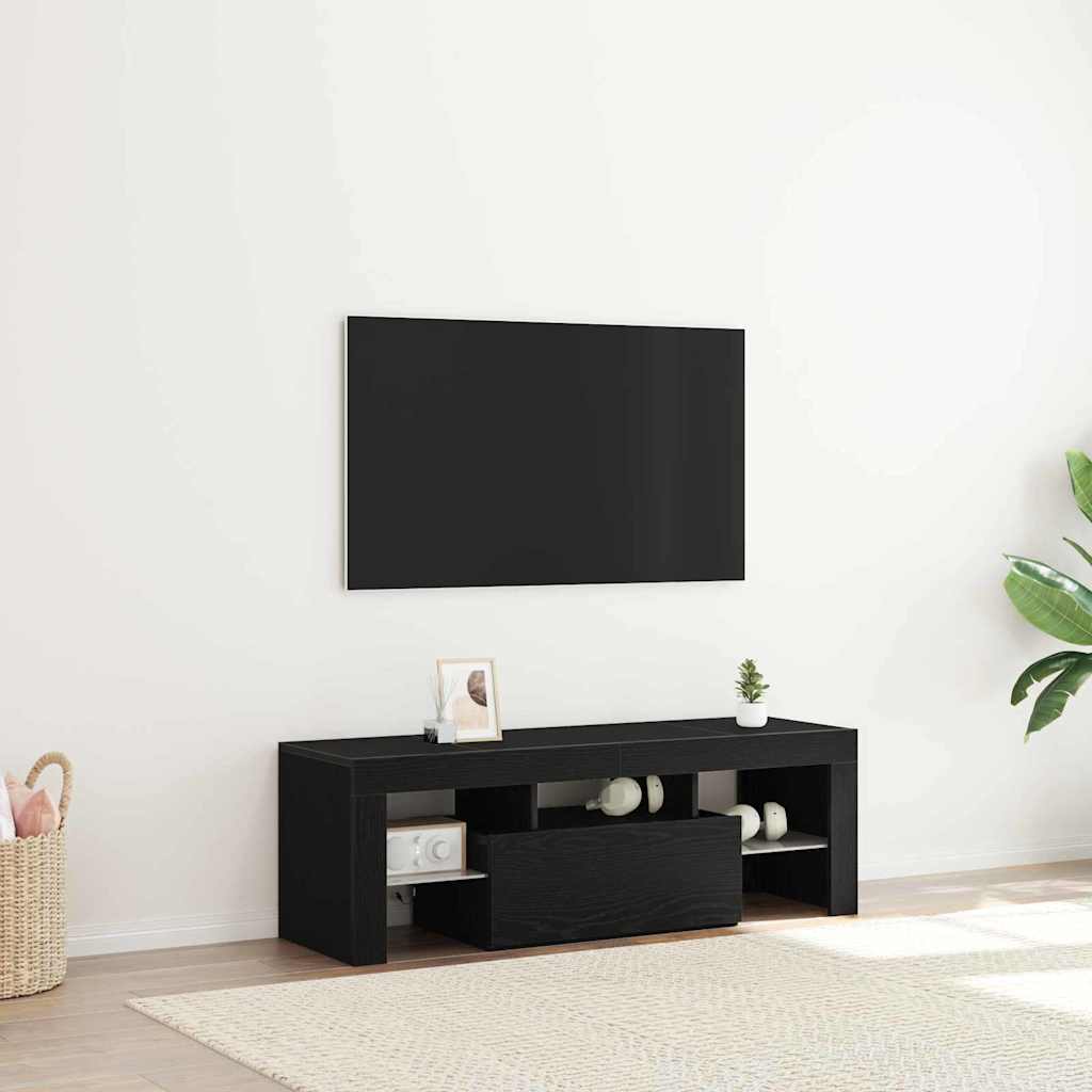 vidaXL Ντουλάπι TV Μαύρη Οξυά 120 x 35 x 40 εκ. Επεξεργασμένο ξύλο
