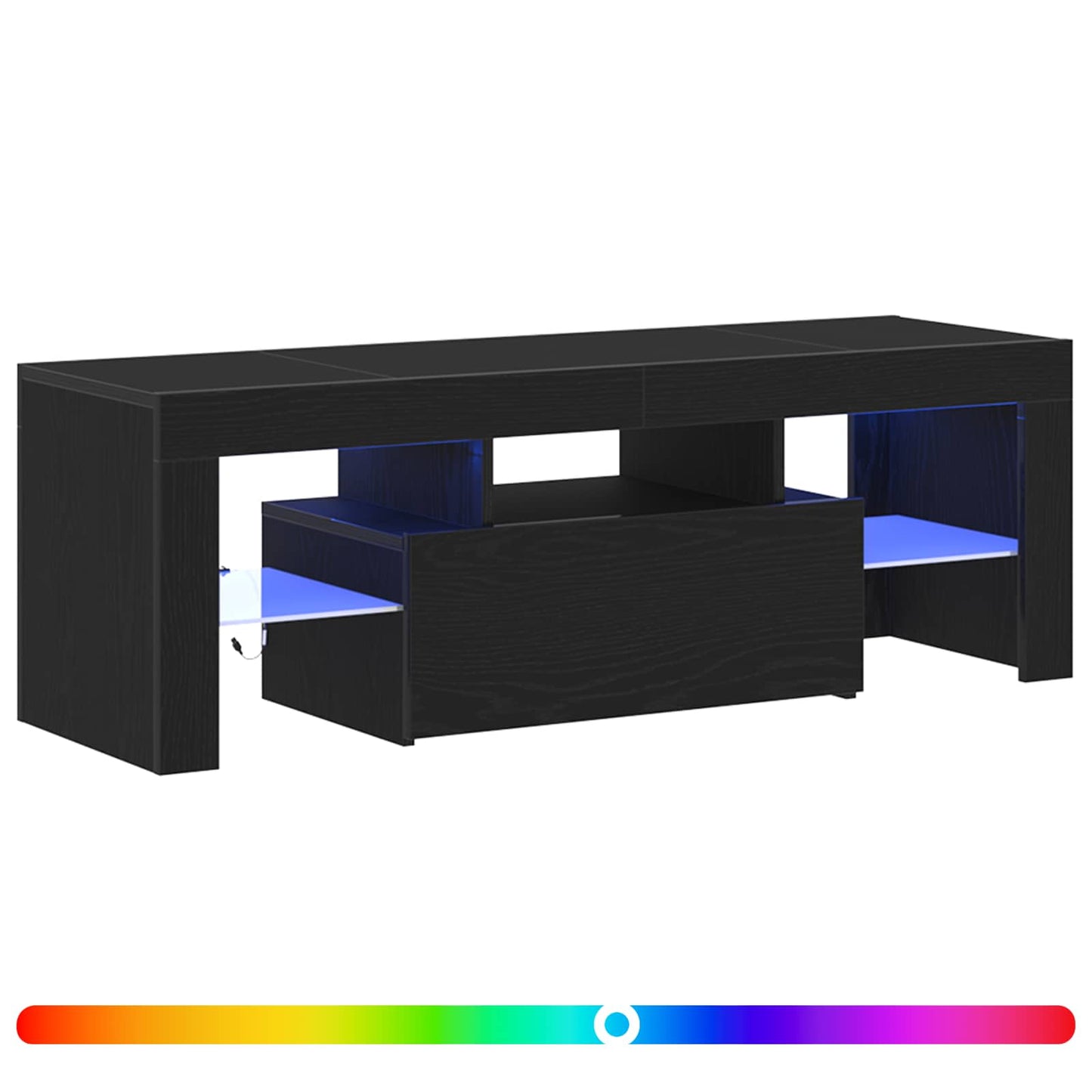 vidaXL Ντουλάπι TV Μαύρη Οξυά 120 x 35 x 40 εκ. Επεξεργασμένο ξύλο