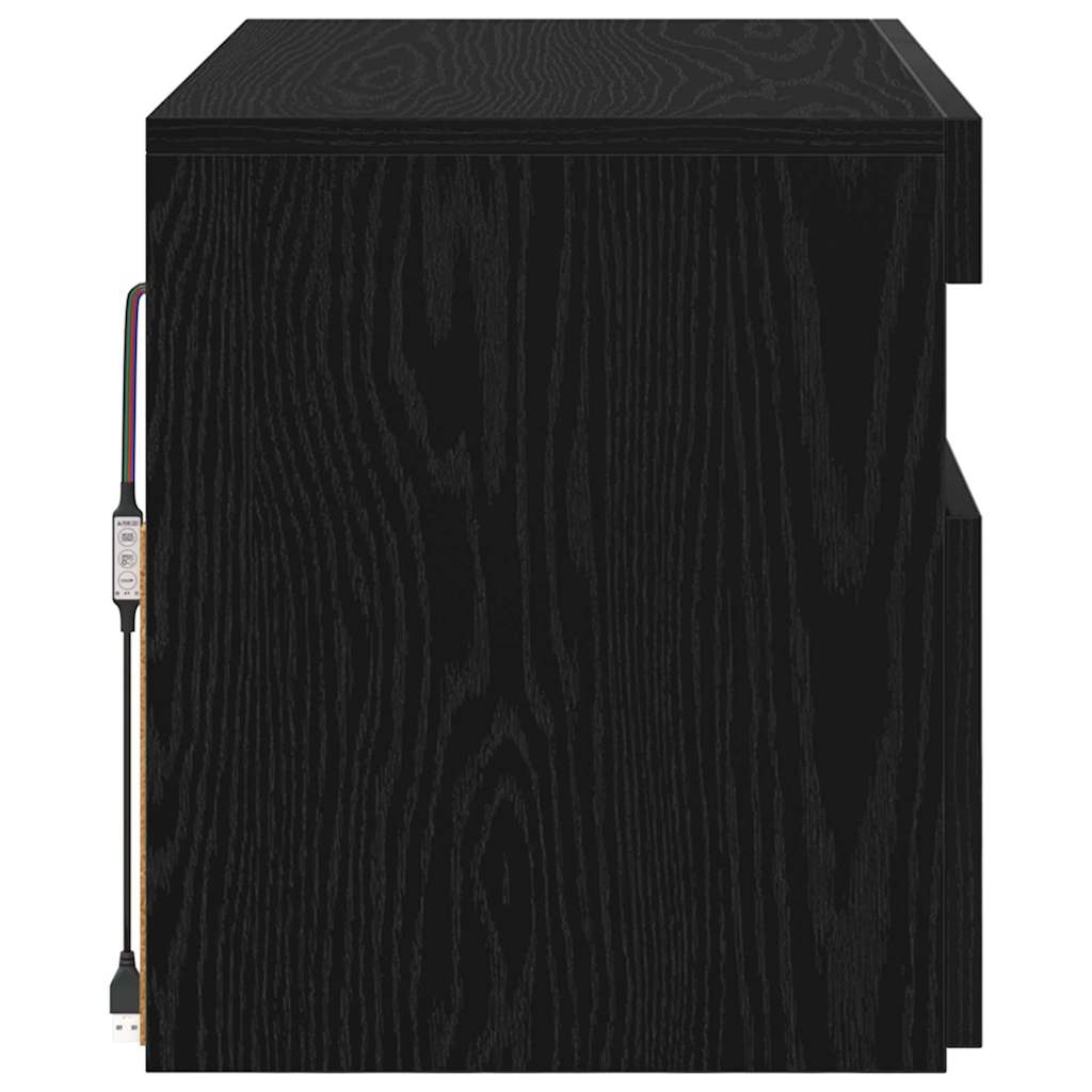 vidaXL Ντουλάπι TV Μαύρη Οξυά 60 x 35 x 40 εκ. Επεξεργασμένο ξύλο