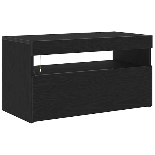vidaXL Ντουλάπι TV Μαύρη Οξυά 75 x 35 x 40 εκ. Επεξεργασμένο ξύλο