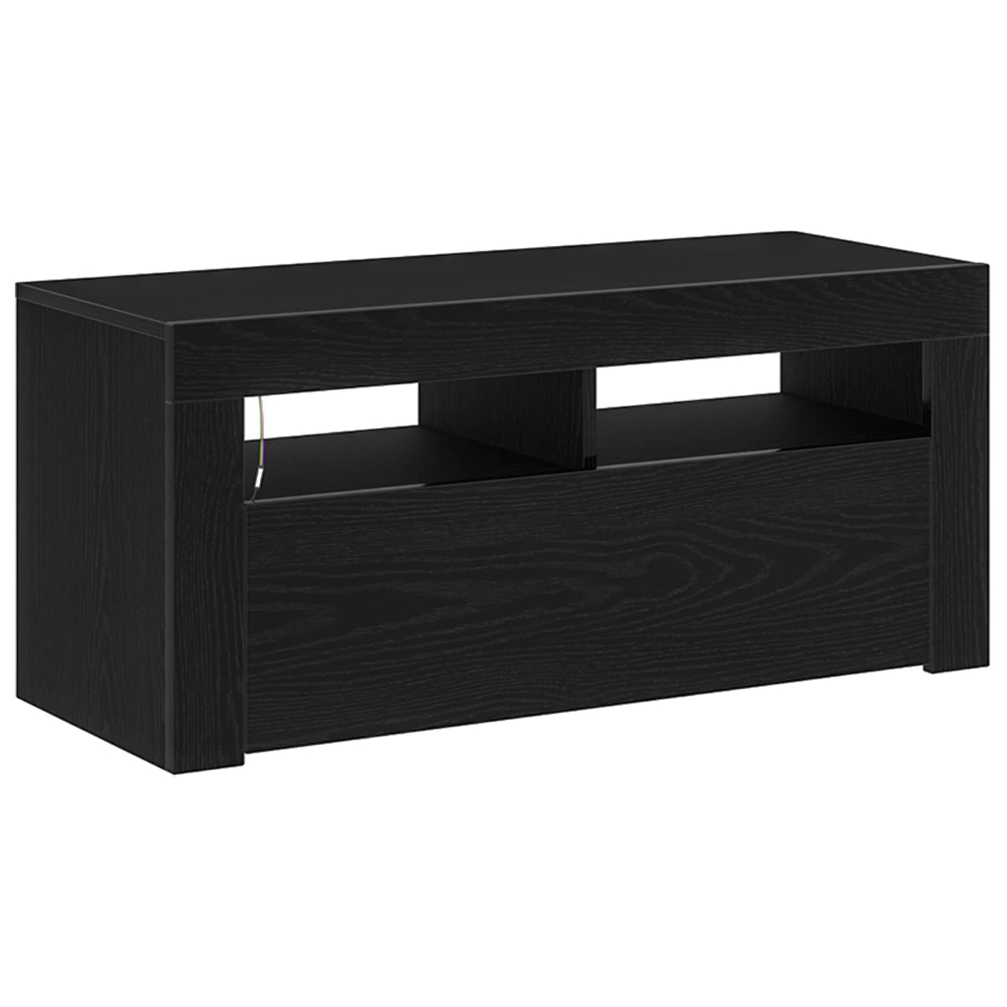 vidaXL Ντουλάπι TV Μαύρη Οξυά 90 x 35 x 40 εκ. Επεξεργασμένο ξύλο