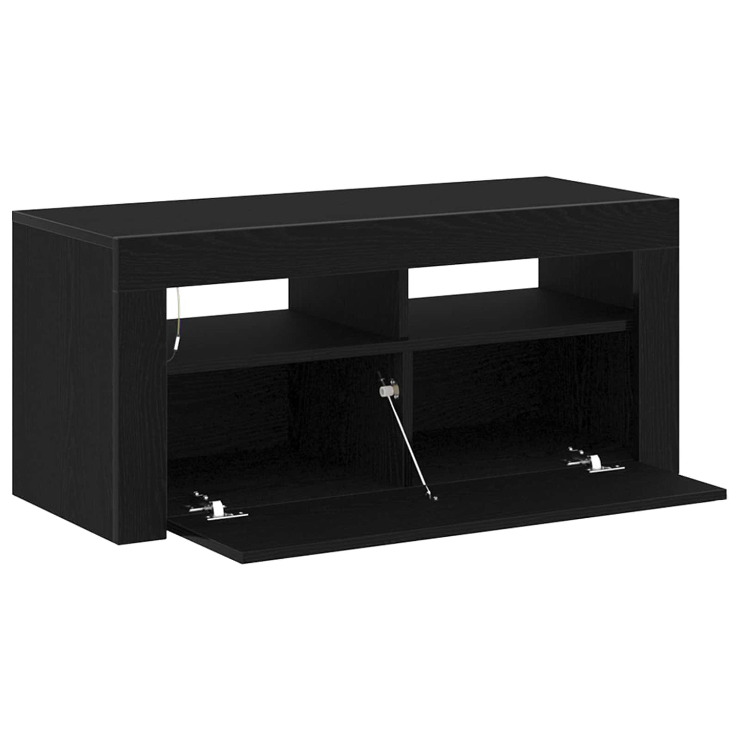 vidaXL Ντουλάπι TV Μαύρη Οξυά 90 x 35 x 40 εκ. Επεξεργασμένο ξύλο
