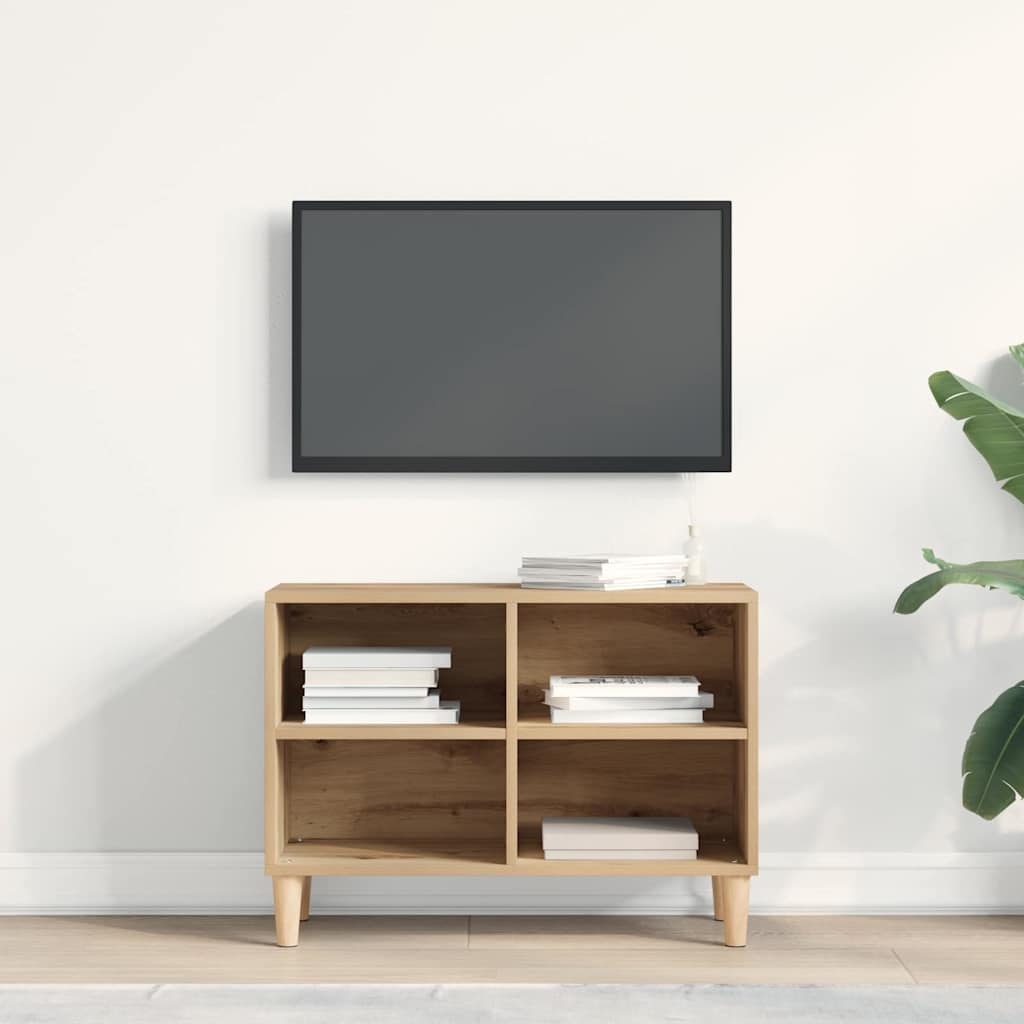 vidaXL Ντουλάπι TV artisian oak 69,5 x 30 x 50 εκ. Επεξεργασμένο ξύλο