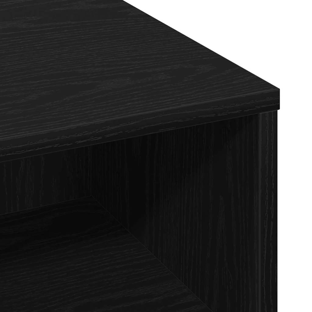 vidaXL Τραπεζάκι σαλονιού Μαύρη δρυς 60 x 60 x 30 cm