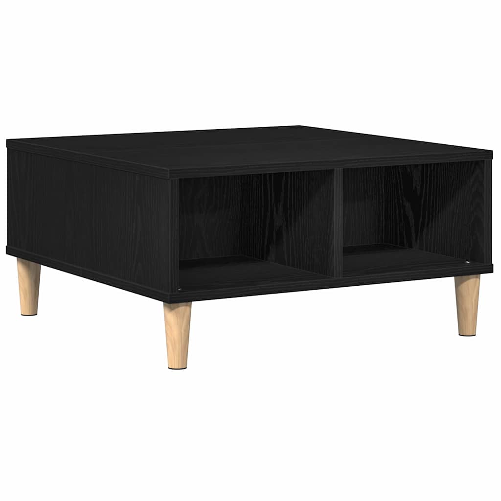 vidaXL Τραπεζάκι σαλονιού Μαύρη δρυς 60 x 60 x 30 cm