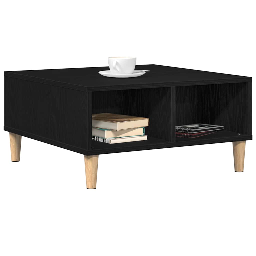 vidaXL Τραπεζάκι σαλονιού Μαύρη δρυς 60 x 60 x 30 cm