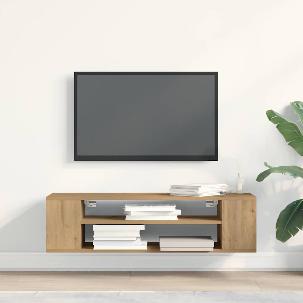 vidaXL Ντουλάπι TV artisian oak 100 x 30 x 26,5 εκ Επεξεργασμένο ξύλο