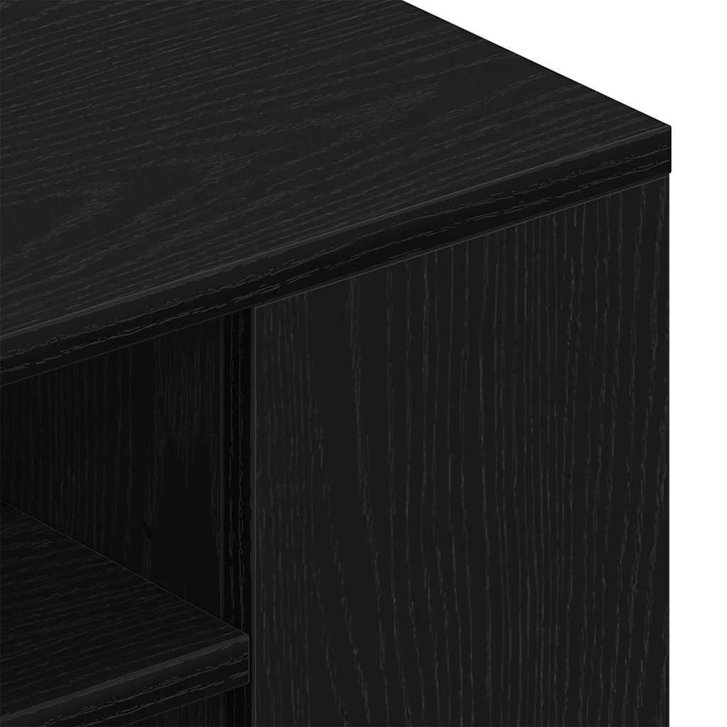 vidaXL Ντουλάπι TV Μαύρη Οξυά 100 x 30 x 26,5 εκ Επεξεργασμένο ξύλο
