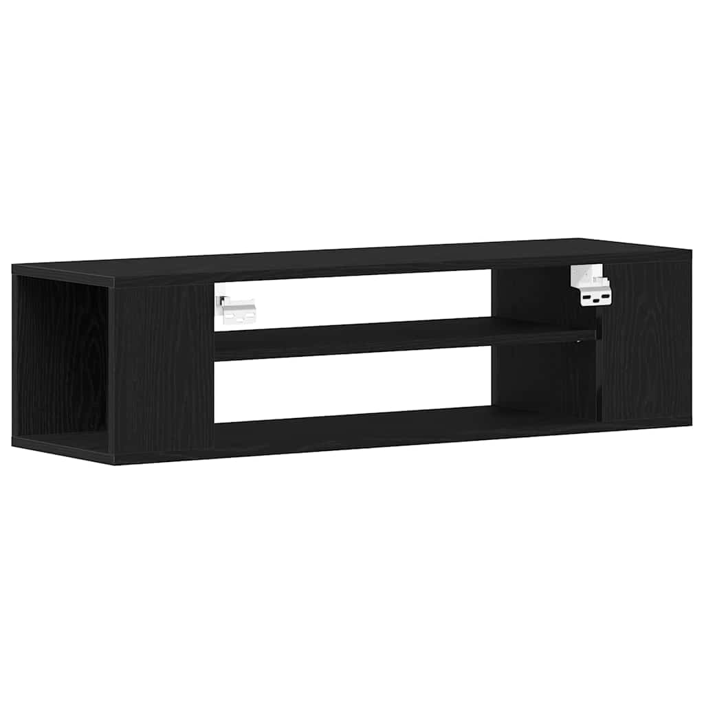 vidaXL Ντουλάπι TV Μαύρη Οξυά 100 x 30 x 26,5 εκ Επεξεργασμένο ξύλο