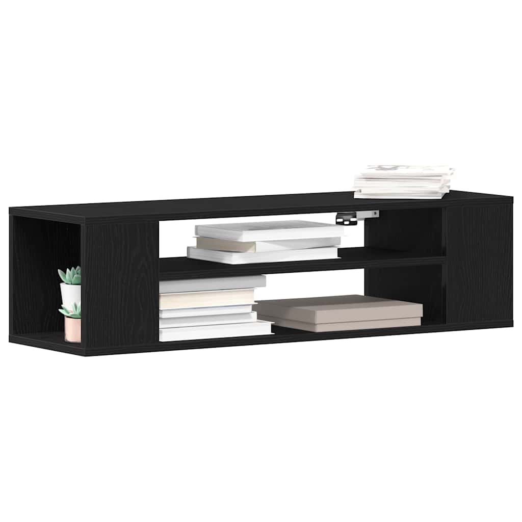 vidaXL Ντουλάπι TV Μαύρη Οξυά 100 x 30 x 26,5 εκ Επεξεργασμένο ξύλο