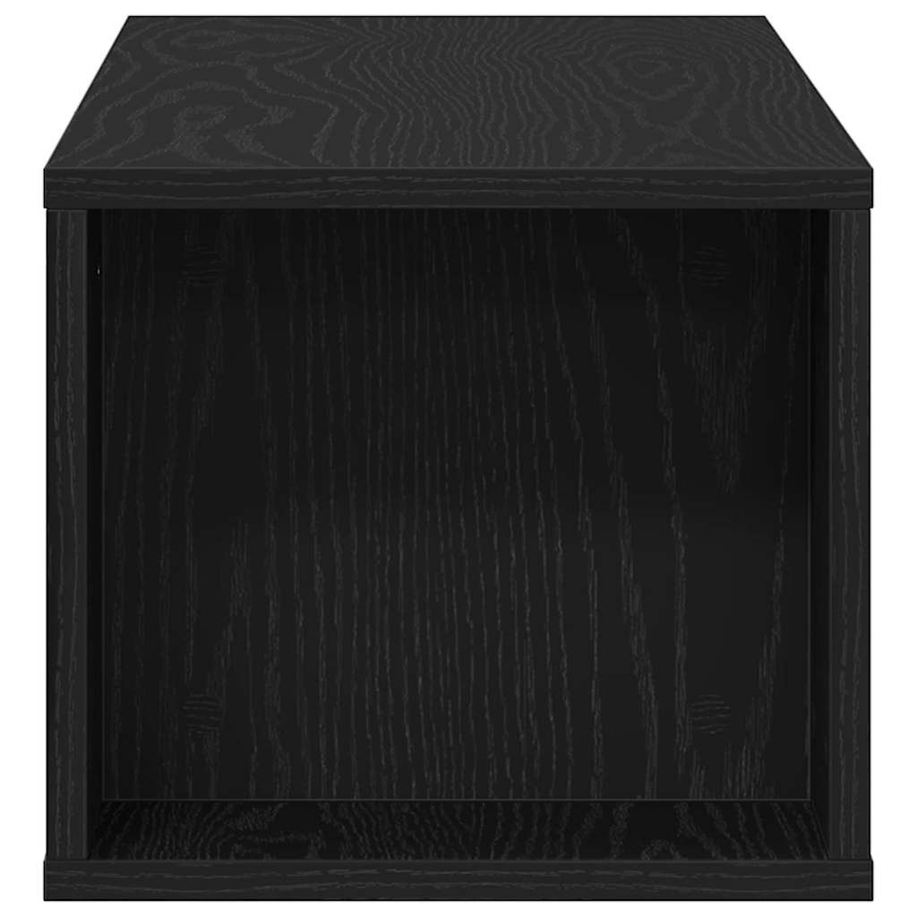 vidaXL Ντουλάπι TV Μαύρη Οξυά 100 x 30 x 26,5 εκ Επεξεργασμένο ξύλο