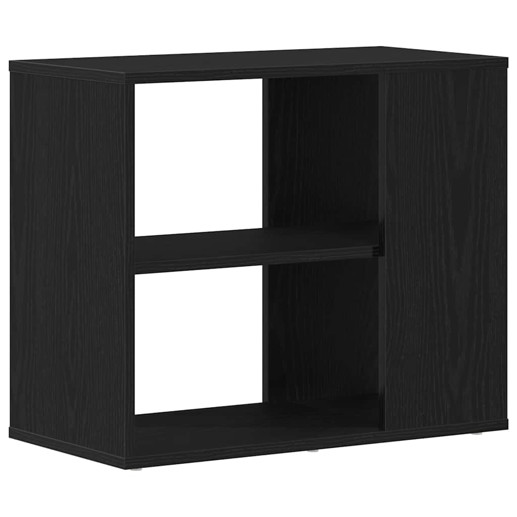 vidaXL Πλαϊνό γραφείο Μαύρο 60 x 30 x 50 εκ. Επεξεργασμένο ξύλο