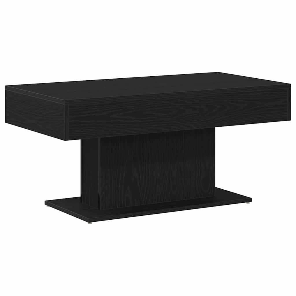 vidaXL Τραπεζάκι σαλονιού Μαύρη δρυς 96 x 50 x 45 εκ