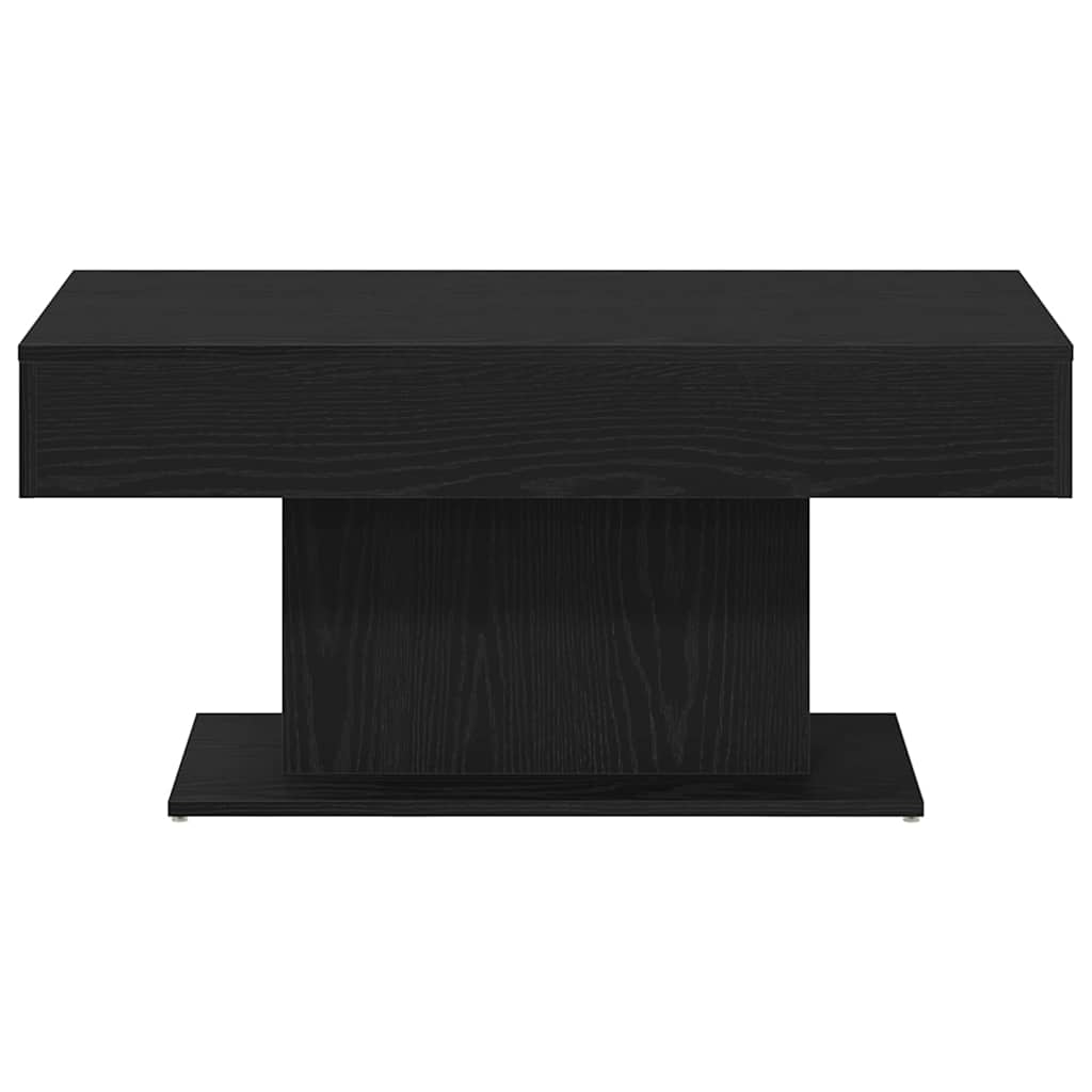 vidaXL Τραπεζάκι σαλονιού Μαύρη δρυς 96 x 50 x 45 εκ
