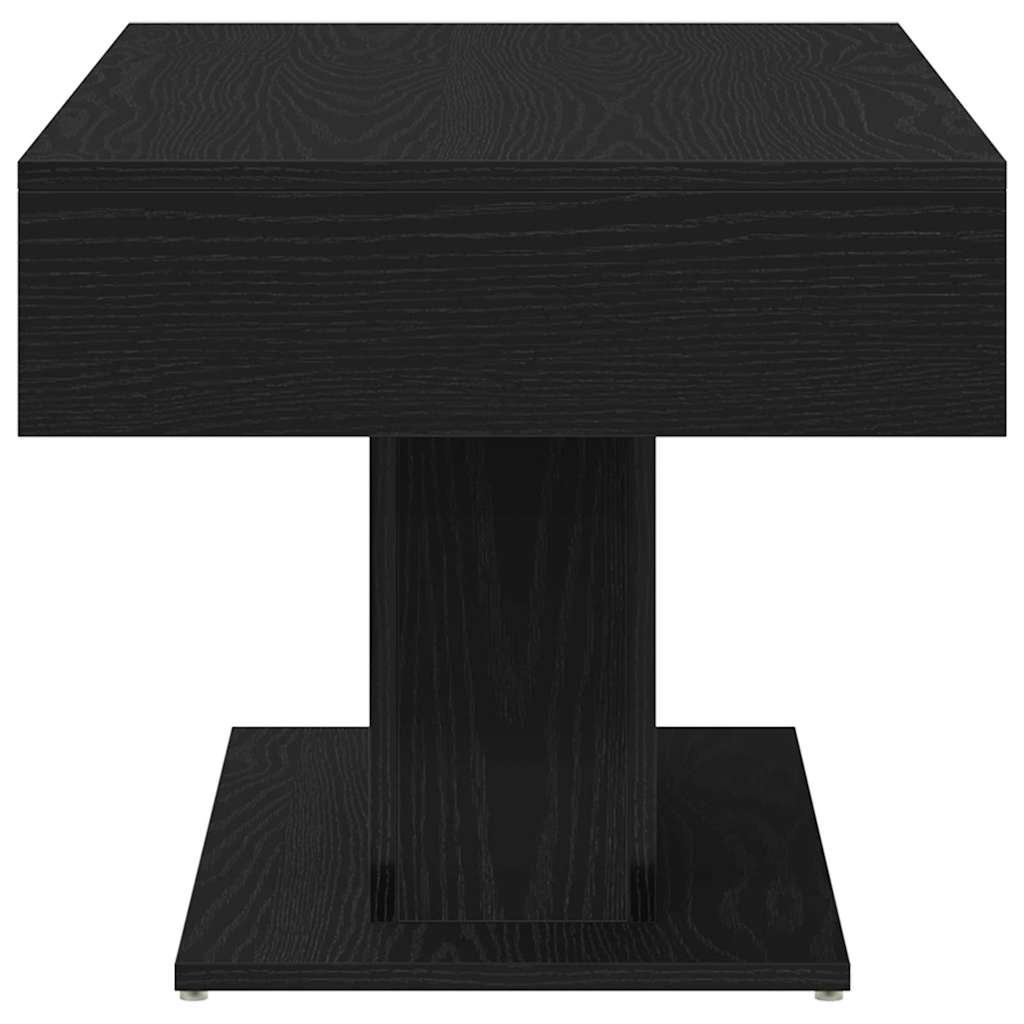 vidaXL Τραπεζάκι σαλονιού Μαύρη δρυς 96 x 50 x 45 εκ