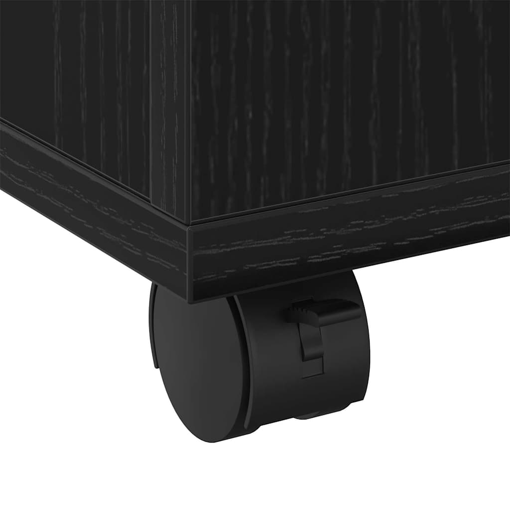 vidaXL Τραπεζάκι σαλονιού Μαύρη δρυς 60 x 60 x 38 cm