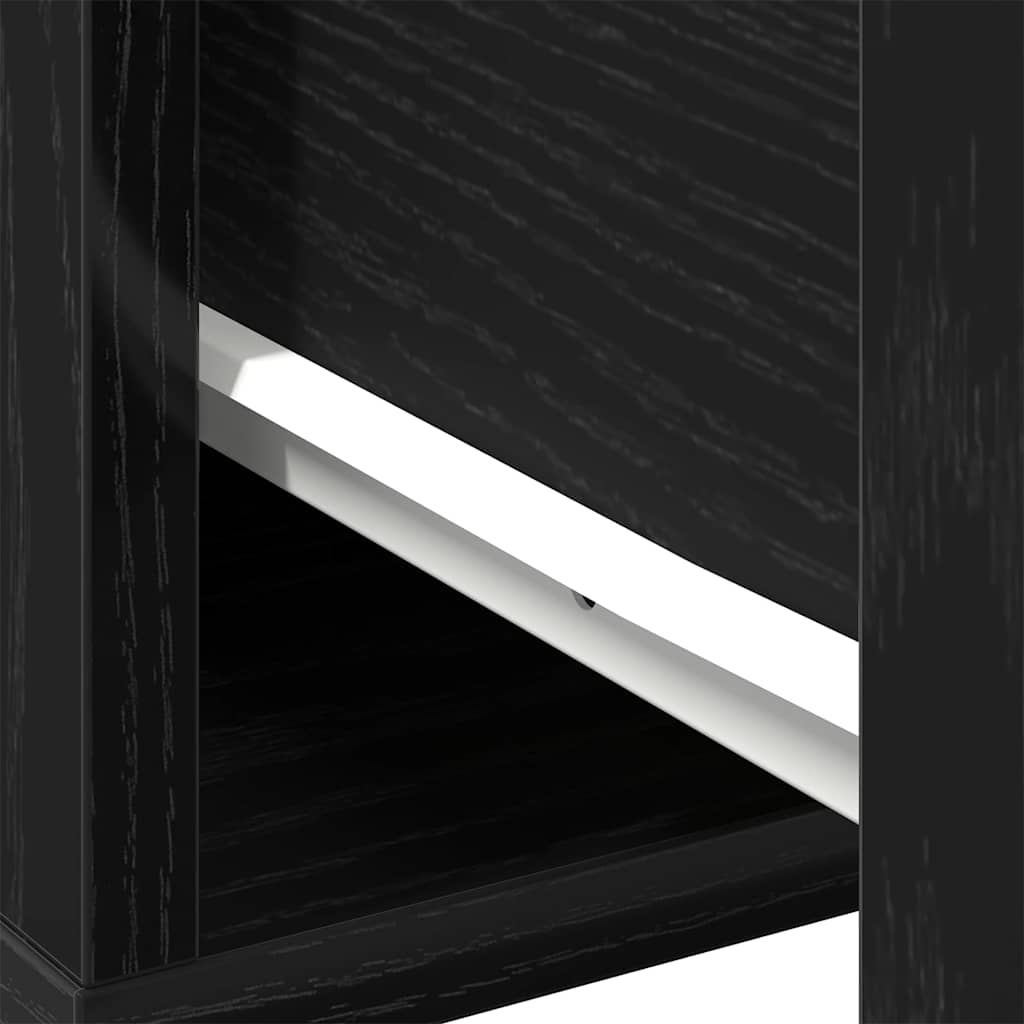 vidaXL Τραπεζάκι σαλονιού Μαύρη δρυς 60 x 60 x 38 cm
