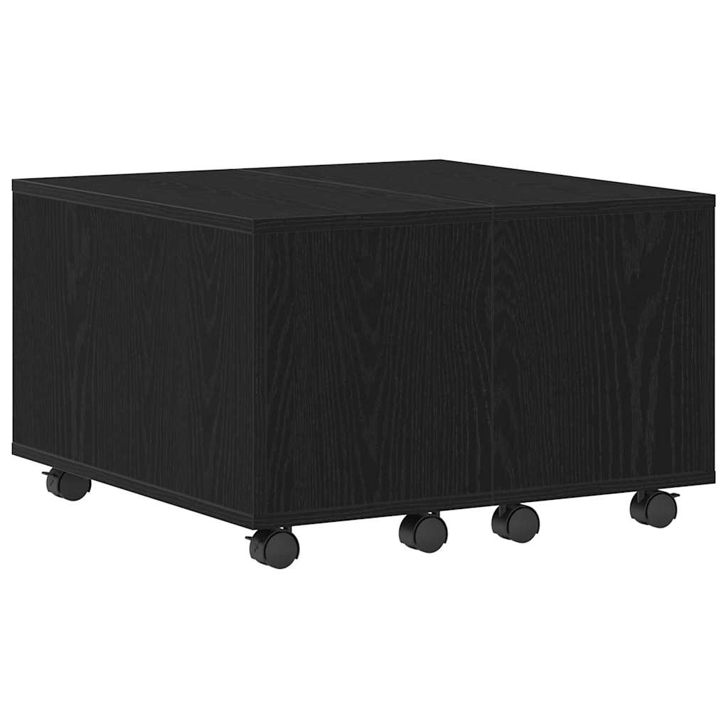 vidaXL Τραπεζάκι σαλονιού Μαύρη δρυς 60 x 60 x 38 cm