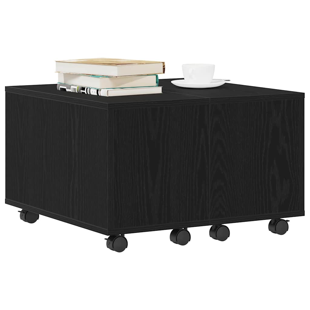 vidaXL Τραπεζάκι σαλονιού Μαύρη δρυς 60 x 60 x 38 cm