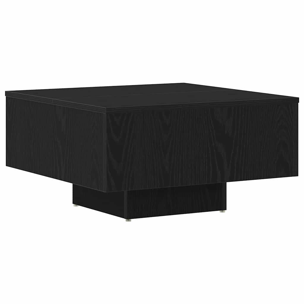 vidaXL Τραπεζάκι σαλονιού Μαύρη δρυς 60 x 60 x 31.5 εκ