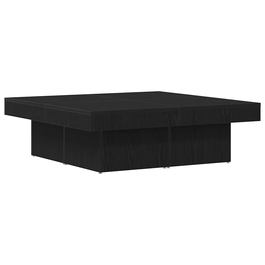 vidaXL Τραπεζάκι σαλονιού Μαύρη δρυς 90 x 90 x 28 cm
